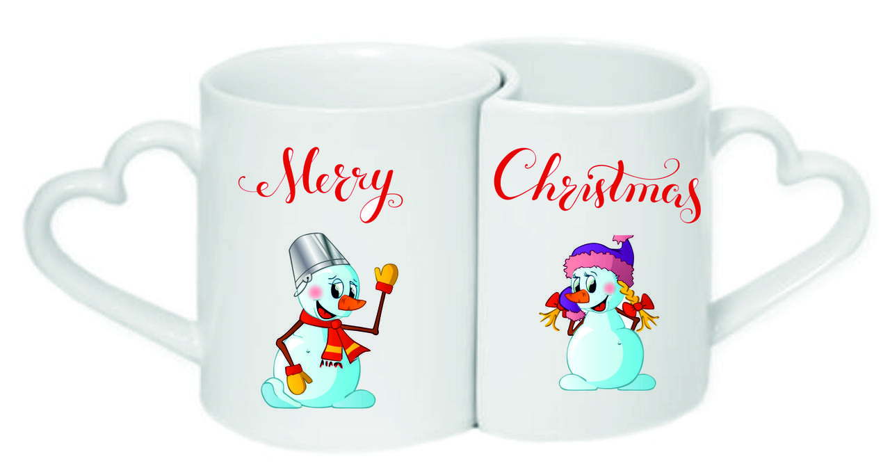 Чашки парні «Merry Christmas»