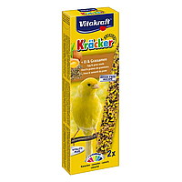 Лакомство для канареек Vitakraft «Kracker Original + Egg & Grass Seeds» 2 шт. (яйцо и семена)