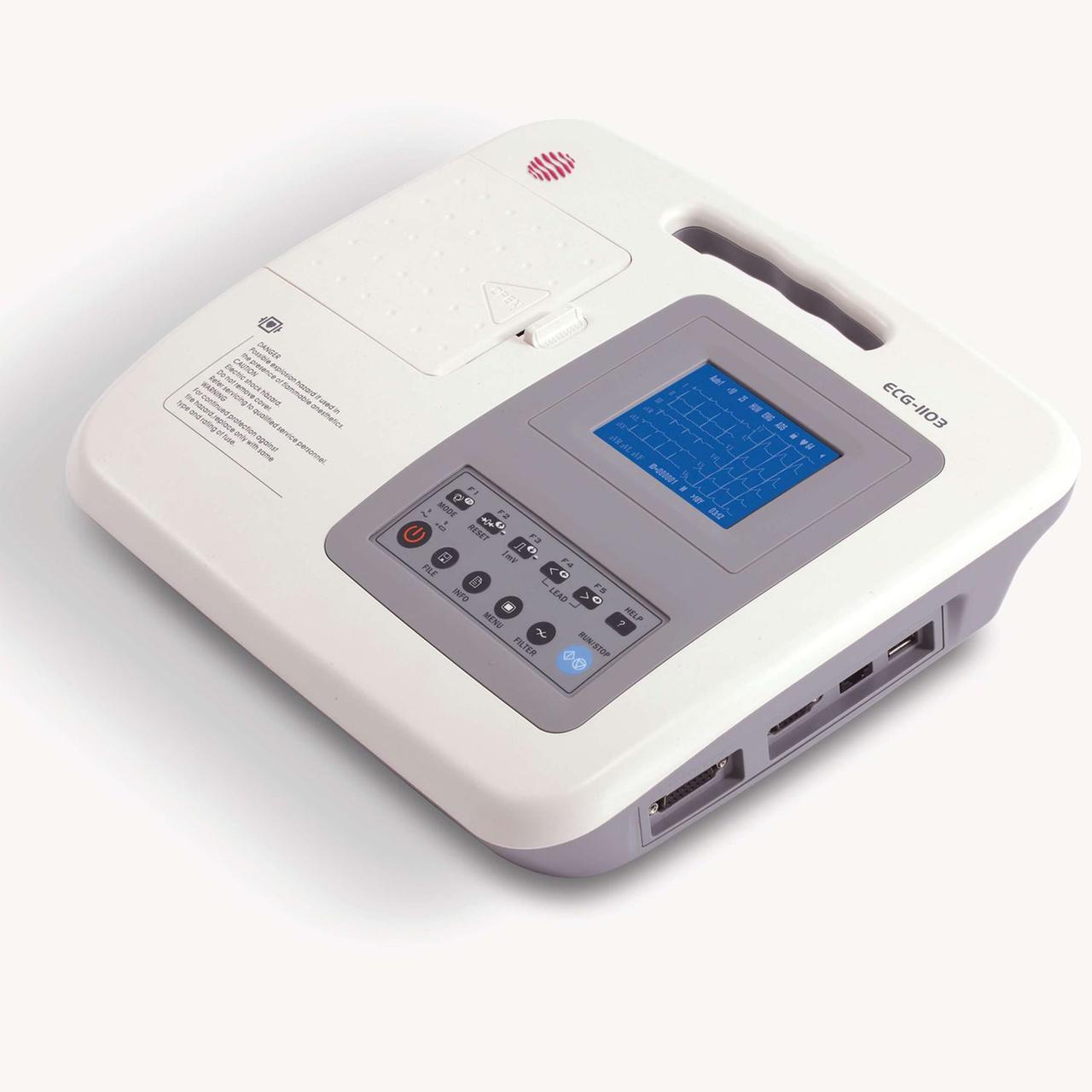 Ветеринарний електрокардіограф ECG-1103 12-канальний