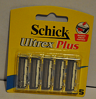 Schick Ultrex Plus Касети для гоління 5 шт Німеччина