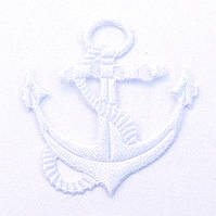 Якір 4*3,8 см (матеріал атлас) колір білий