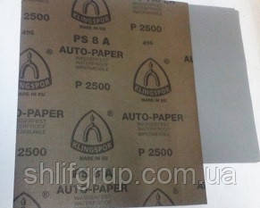 Наждачна бумага р2500 полірувальний лист Клінгспор, фото 1