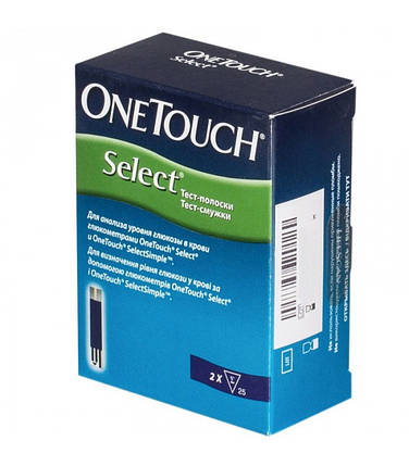 Тест-смужки One Touch Select #50 - ВанТач Селект #50 шт., фото 3