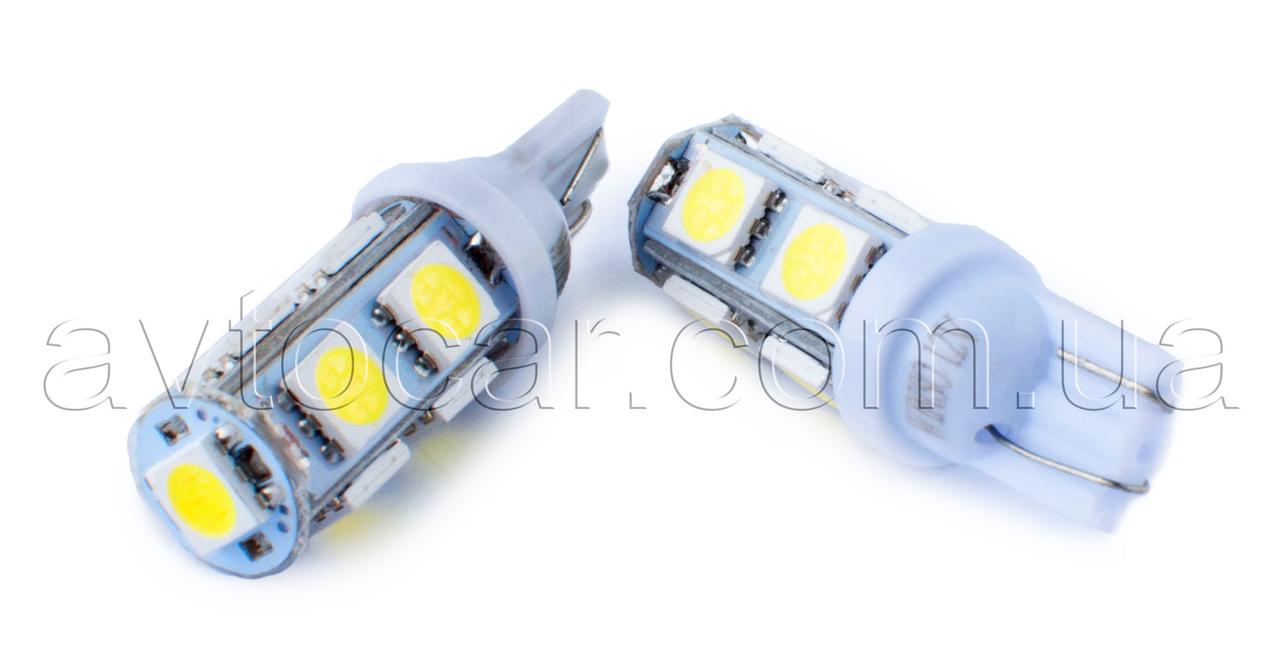 Автолампи Winso Led W5W 9SMD