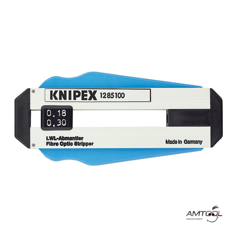 Інструмент для зняття ізоляції з оптоволоконом кабелю — Knipex 12 85 100 SB