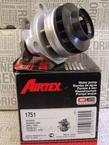 Водяний насос на Рено Майстер III 2.3dci M9T c 2010г. / AIRTEX 1751, фото 3