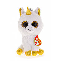 Мягкие игрушки TY Beanie Boo's Белый единорог Pegasus 15см 36179