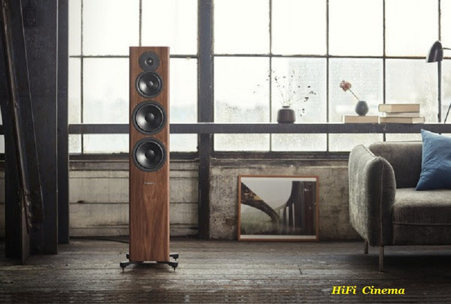 Dynaudio Evoke 50 Walnut Floor-Standing Speaker - life style