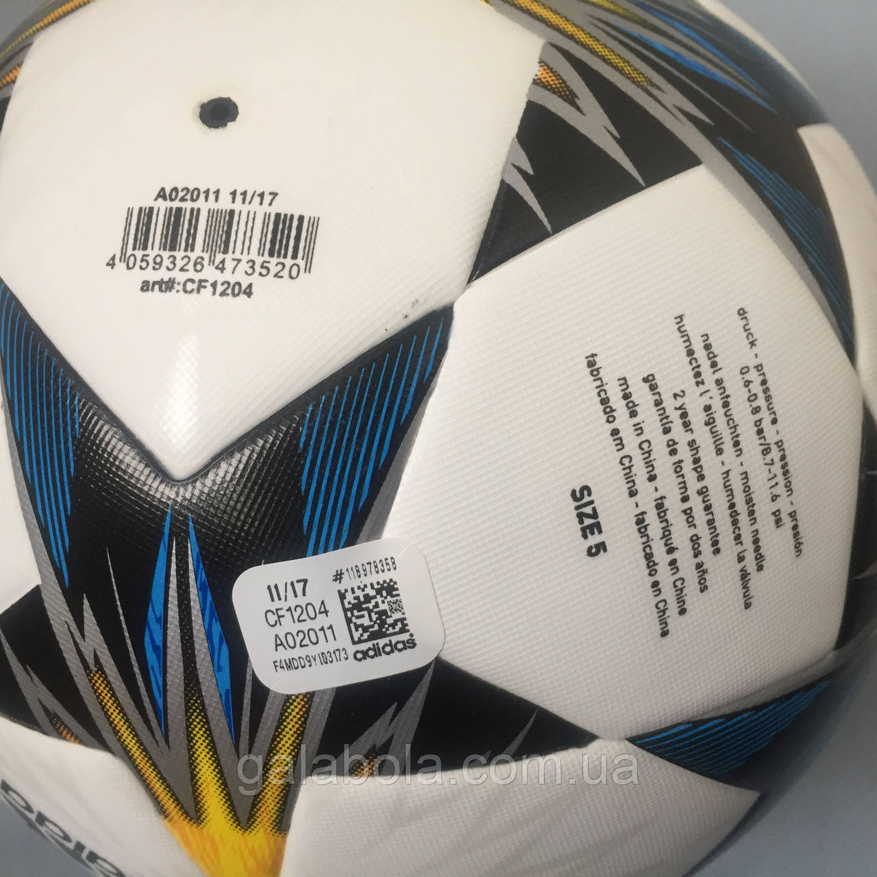 Купить Мяч футбольный FINALE KIEV TOP CF1204 (размер 5), цена 1400 ₴ — Prom.ua (ID#810617022)
