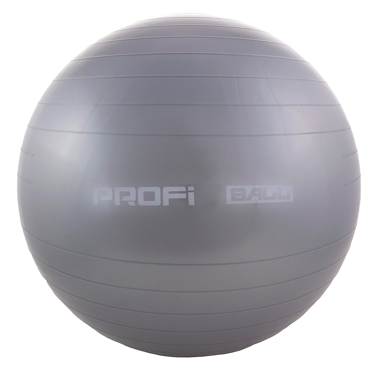 Дитячий м'яч для фітнесу (фітбол) 65 см (глянець, у пакеті) Profi (MS 0382) Сірий