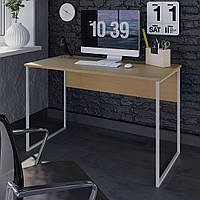 Офісний стіл "Універ 2 Білий" 740x1200x600 мм Бук