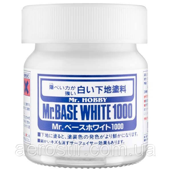 Ґрунтовка біла Mr. Base White 1000