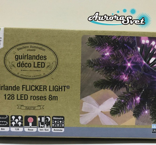 LED гірлянда, що тануть бурульки 8,0 м на 128 світлодіодів. Світлодіодна гірлянда. Виробництво Франція.