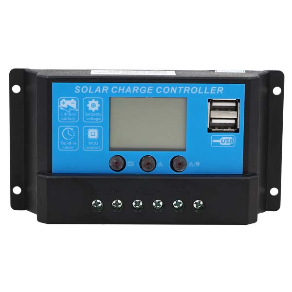 Контролер 10A 12/24B+USB DY1024 Juta з дисплеєм