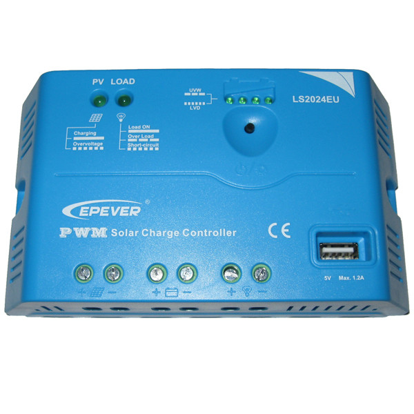 EPsolar(EPEVER) Контроллер LS2024EU, ШИМ 20А 12/24В+USB, EPsolar(EPEVER)
