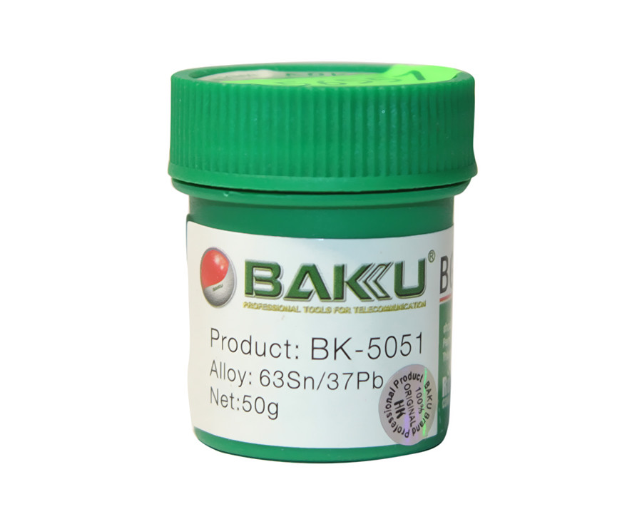 Паяльная паста Baku BK-5051 50г оловянно-свинцовая подходит для BGA ...