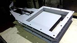 Шибер ножовий ручний 400х400, ЗШР-400