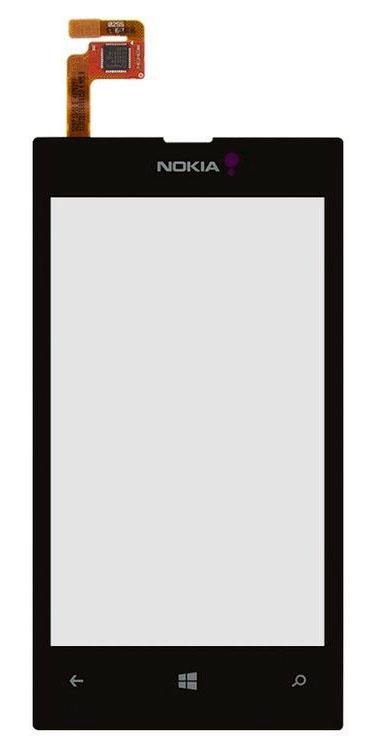 Тачскрин (сенсорний екран) Nokia Lumia 520 (RM-914) чорний