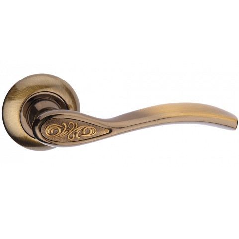 Ручки дверні FUARO ARIAM CFB-18 кави глянець, фото 1