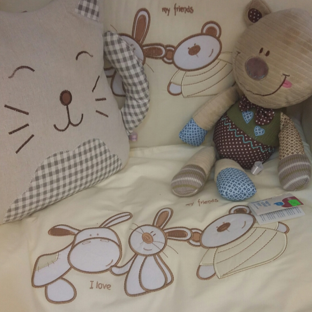 Гіпоалергенна дитяча постіль для немовлят "Tuttolina" Animals, фото 1