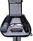 Дизайнерский рюкзак среднего размера для бизнеса и путешествий Arctic Hunter XB00046 с кодовым замком, 8л, фото 10