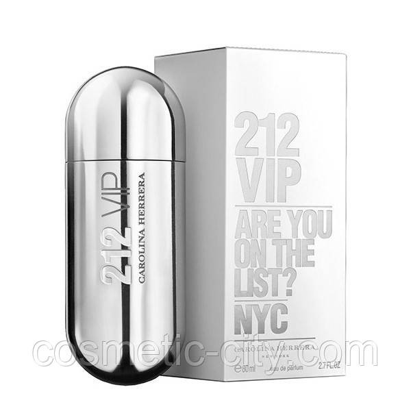 Carolina Herrera 212 VIP Women Silver edp 80ml