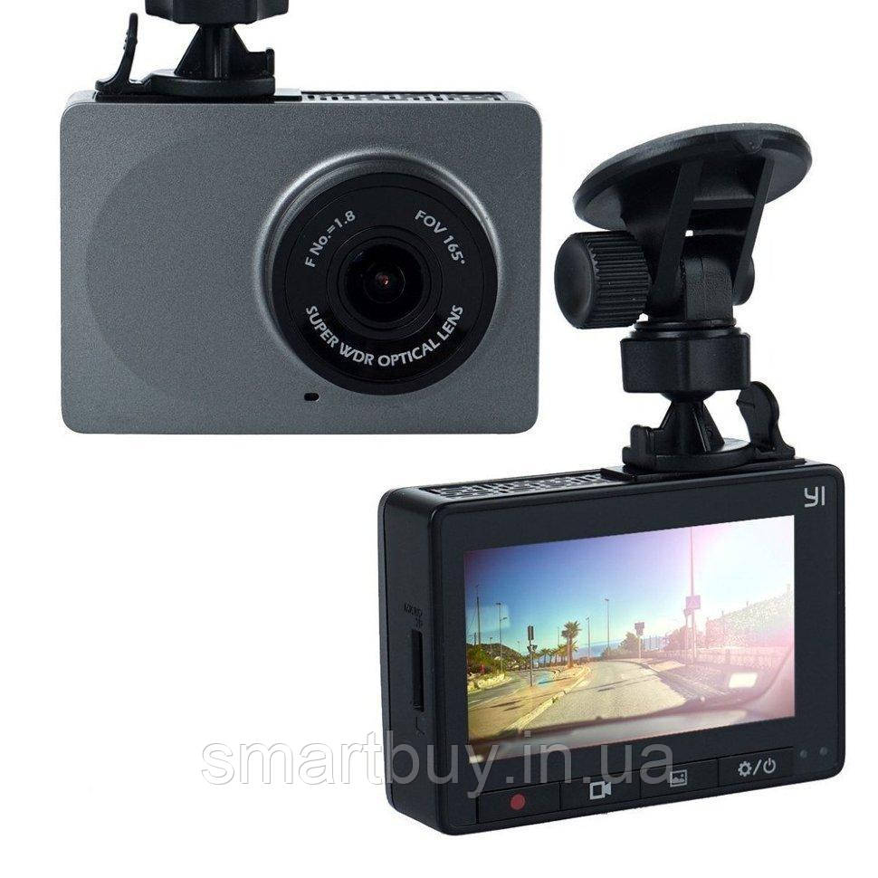 Відеореєстратор Xiaomi Yi Smart Dash camera Global (гарантія 12 місяців) + присоска