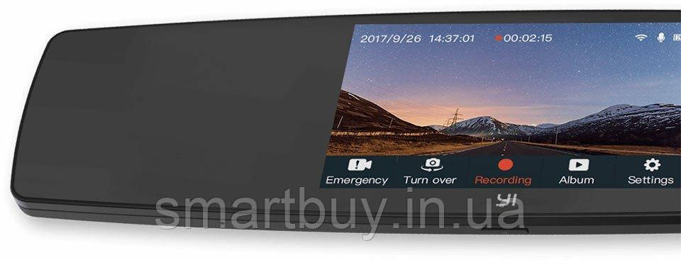 Відеореєстратор Xiaomi YI Mirror Dash Camera Black (YCS.1C17) (гарантія 12 місяців)