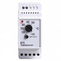 Терморегулятор OJ Electronics ETI-1551 датчик температури на DIN, термостат на один рейку