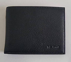 Чоловічий гаманець «M.Anil» чорного кольору на магніті