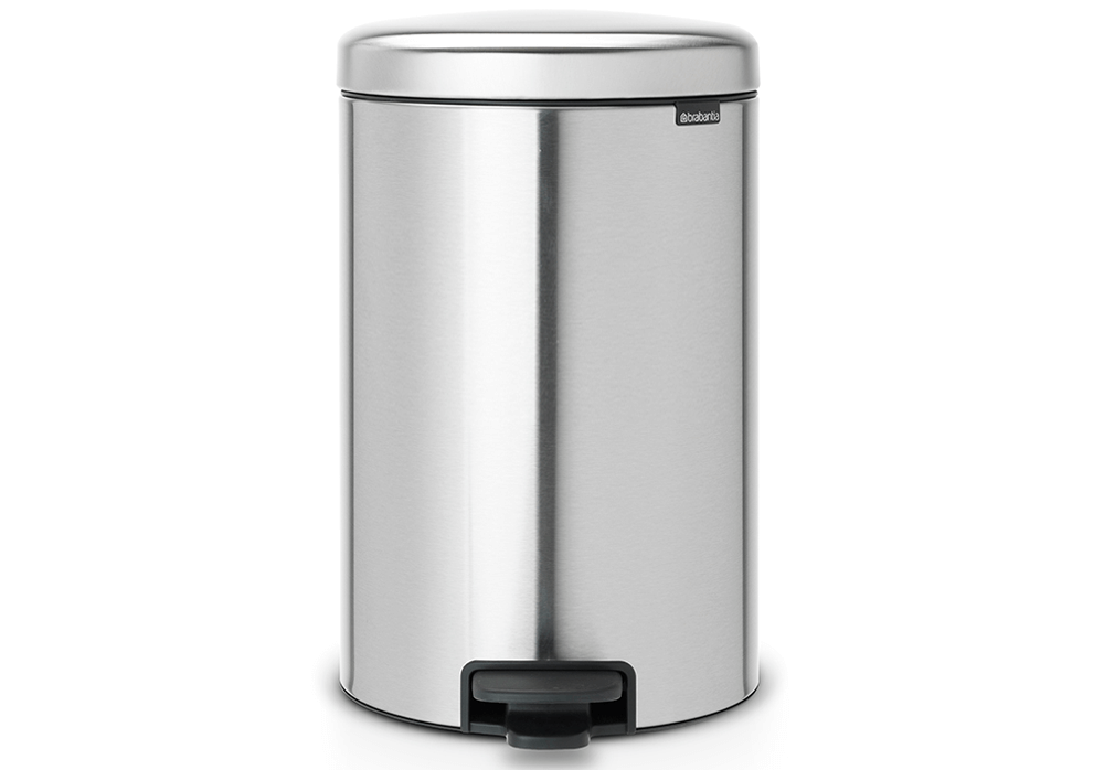 Відро для сміття Brabantia Pedal Bin 20 л Matt Steel (111907)
