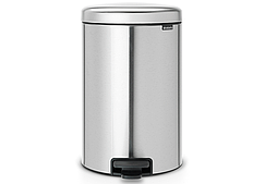 Відро для сміття Brabantia Pedal Bin 20 л Matt Steel (111907)