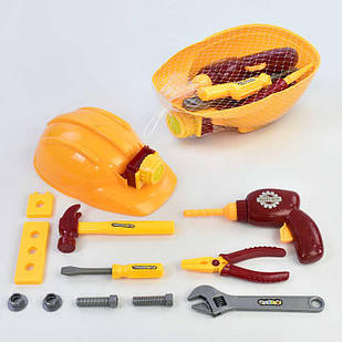 Набір інструментів 833-1 каска, дриль механічна