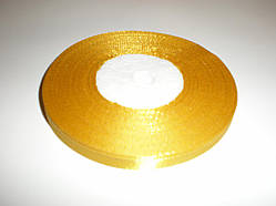 Атласна стрічка золота-0,6 см-1 метр