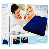Двоспальний надувний матрац Intex 64759 , Розмір: 152х203х25 см, фото 4
