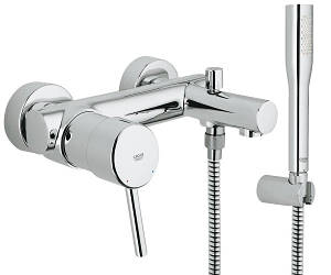 Змішувач для ванни з душовим гарнітуром Grohe Concetto 32212001