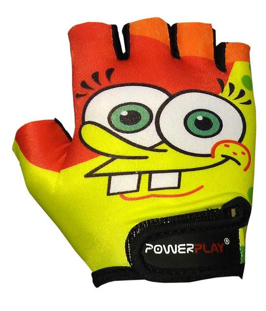 Детские велоперчатки PowerPlay 5473 Sponge Bob
