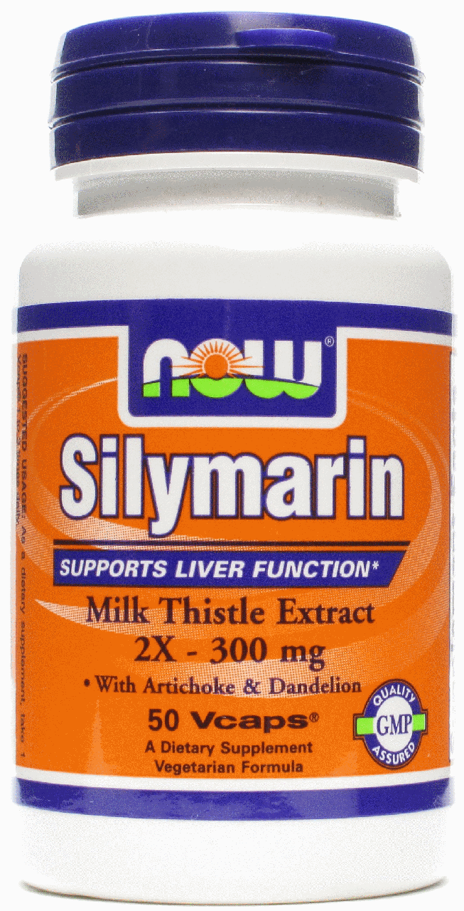 Силімарин Now Foods Silymarin 300 mg 50 Veggie Caps