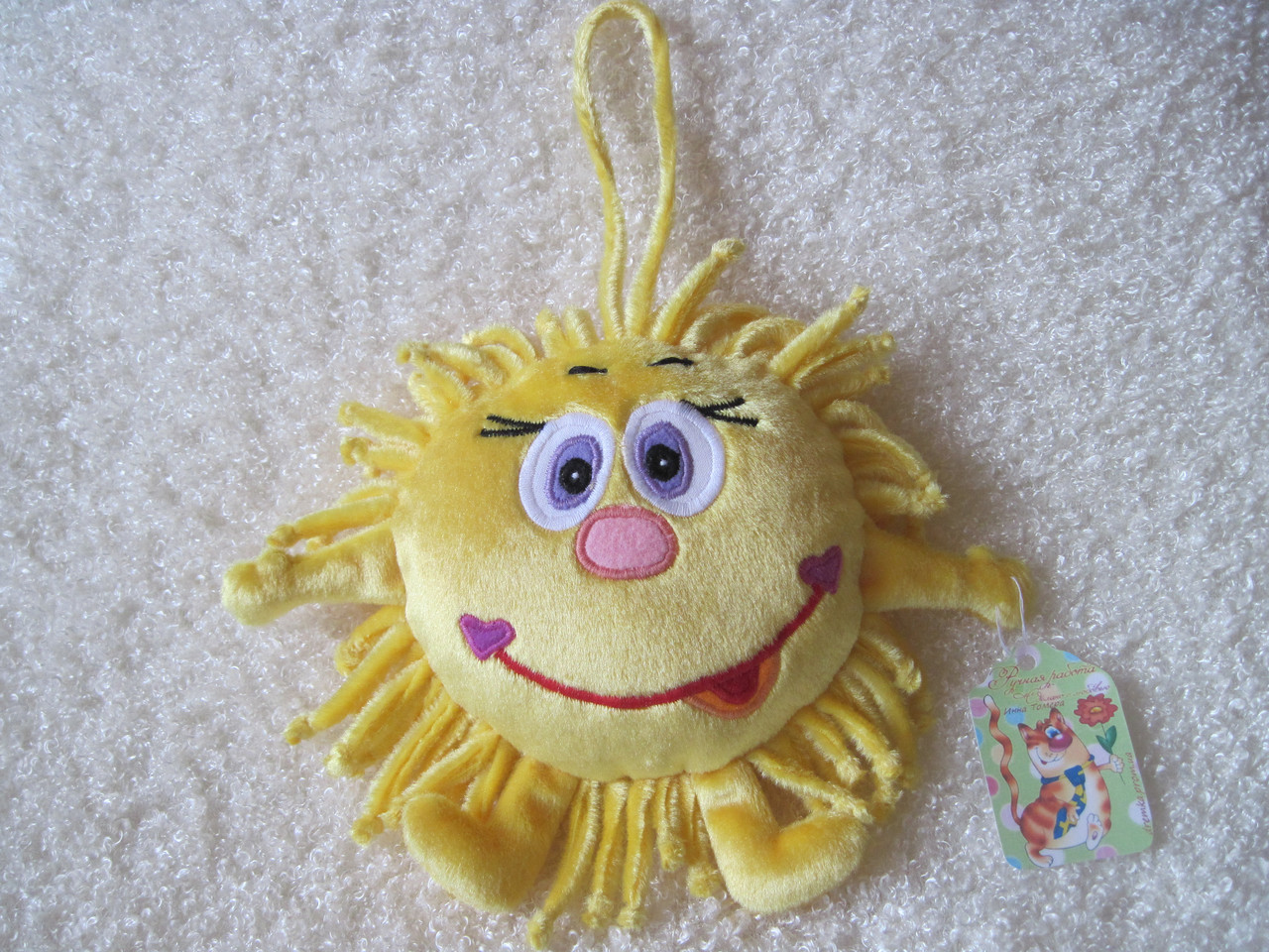 М'яка іграшка Сонце ручна робота, фото 1