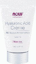 Зволожувальний крем із гіалуроновою кислотою, нічною Now Foods, Hyaluronic Acid Cream, PM Moisture Formula 59 ml
