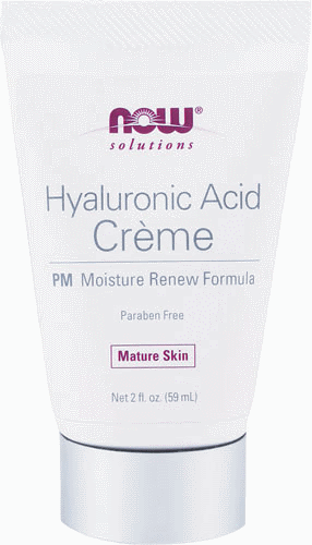 Зволожувальний крем із гіалуроновою кислотою, нічною Now Foods, Hyaluronic Acid Cream, PM Moisture Formula 59 ml