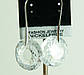 Біжутерія Swarovski, сережки з круглими кристалами оптом. 28, фото 4