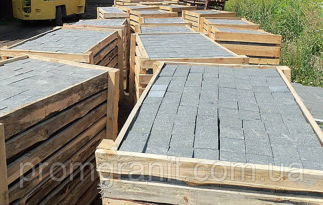 Бруківка гранітна пиляна сіра 8*8*5, фото 1