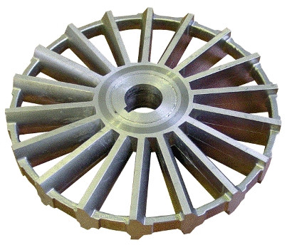 Рабочее колесо вихревое на насос СЦЛ-20-24 Г (левый) - фото 2 - id-p74109593
