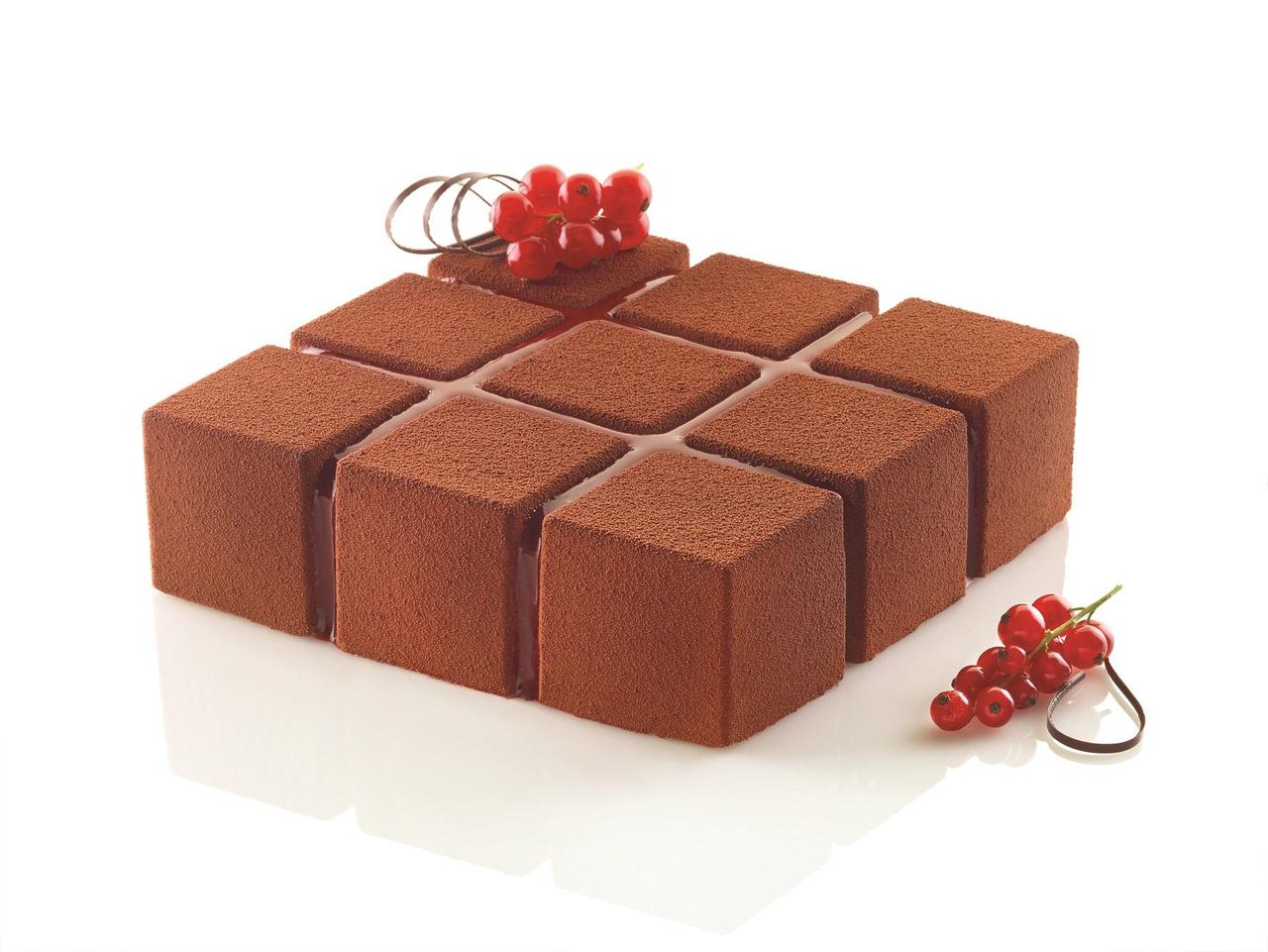 Форма для мусових десертів Cubik (Кубик) 150х150мм