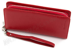 Жіночий гаманець на блискавці повністю шкіряний Marco Coverna (17513)
