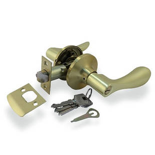 Ручка-засувка Апекс 891-01 GM (ключ)