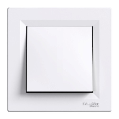 Кнопковий вимикач білий Asfora Schneider electric EPH0700121