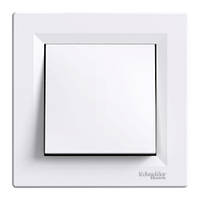 Кнопковий вимикач білий Asfora Schneider electric EPH0700121