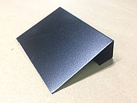 Ценник меловой 4х6 см с подставкой для надписей мелом и маркером черный. Грифельная табличка черная